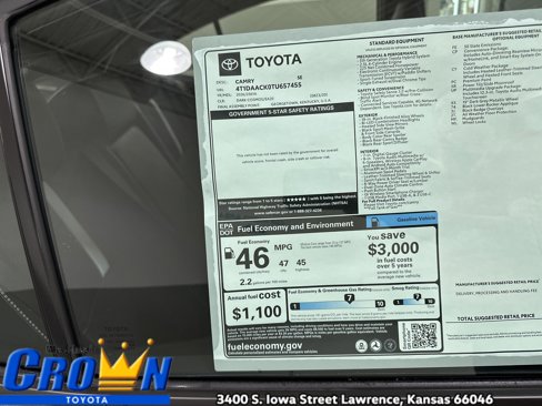 New 2026 Toyota Camry SE image 39