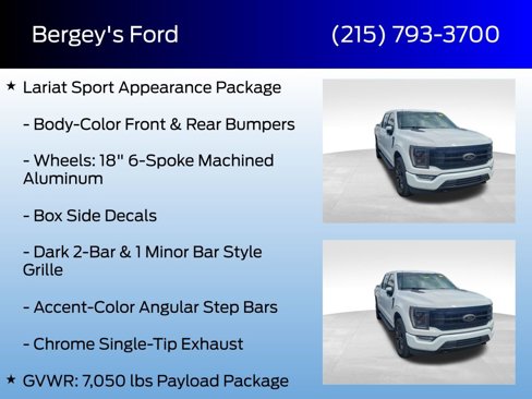 Certified 2022 Ford F150 Lariat w/ Equipment Group 502A High image 11