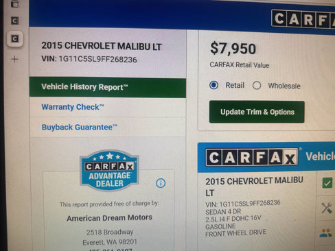 Used 2015 Chevrolet Malibu LT image 6