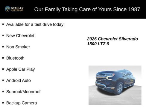New 2026 Chevrolet Silverado 1500 LTZ w/ LTZ Premium Package image 9