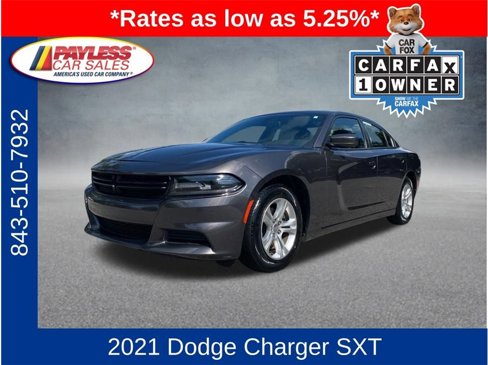 Used 2021 Dodge Charger SXT w/ Leather Interior Group image 1