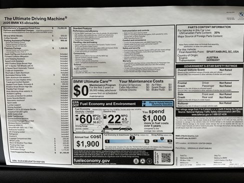 New 2026 BMW X5 xDrive50e w/ Premium Package image 38