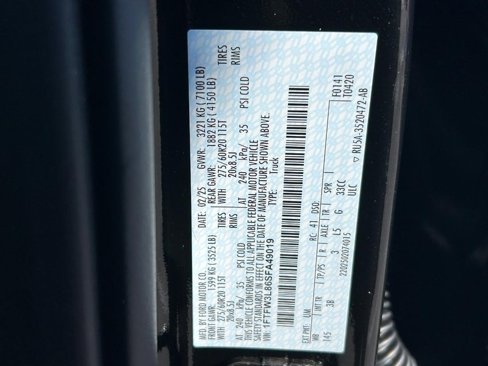 New 2025 Ford F150 XLT w/ Equipment Group 303A High image 18