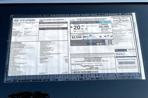 New 2026 Hyundai Palisade Calligraphy image 14