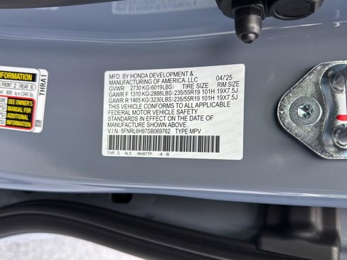 New 2025 Honda Odyssey Elite image 32