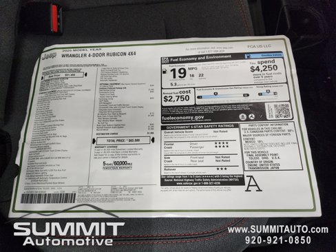 New 2025 Jeep Wrangler Unlimited Rubicon w/ Steel Bumper Group image 24