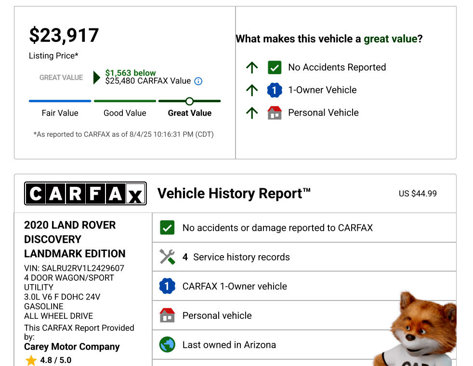 Used 2020 Land Rover Discovery Landmark image 3