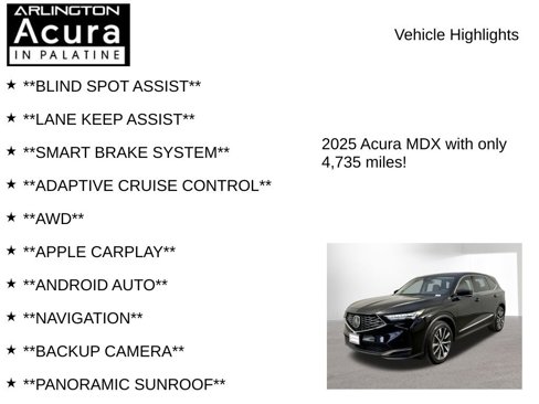 Certified 2025 Acura MDX w/ Technology Package image 7