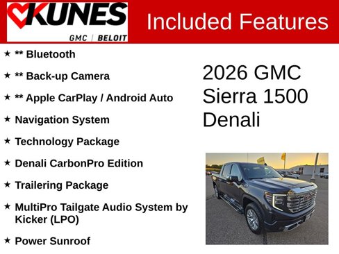 New 2026 GMC Sierra 1500 Denali w/ Technology Package image 2