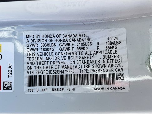 Used 2025 Honda Civic Si image 32