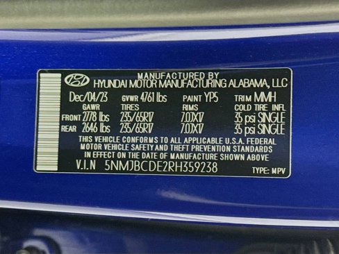 Certified 2024 Hyundai Tucson SEL image 33