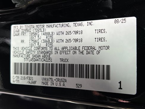 New 2026 Toyota Tundra SR5 w/ TRD Off-Road Package image 25