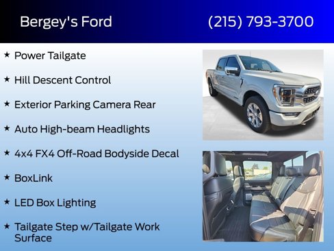 Certified 2023 Ford F150 Platinum w/ Equipment Group 701A High image 22
