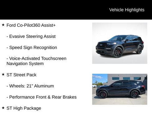 Certified 2024 Ford Explorer ST w/ Equipment Group 401A image 11