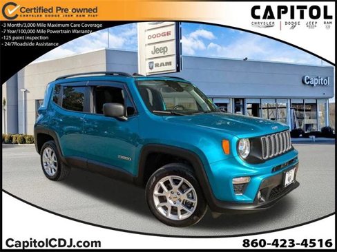 Certified 2022 Jeep Renegade Latitude w/ Sun/Sound Group image 1