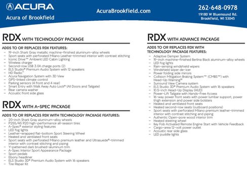 New 2025 Acura RDX SH-AWD w/ Advance Package image 8