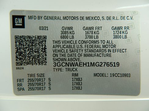 Used 2021 Chevrolet Silverado 1500 W/T w/ WT Fleet Convenience Package image 18