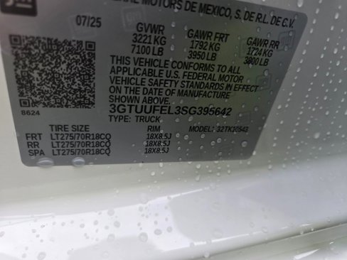 New 2025 GMC Sierra 1500 AT4X image 13