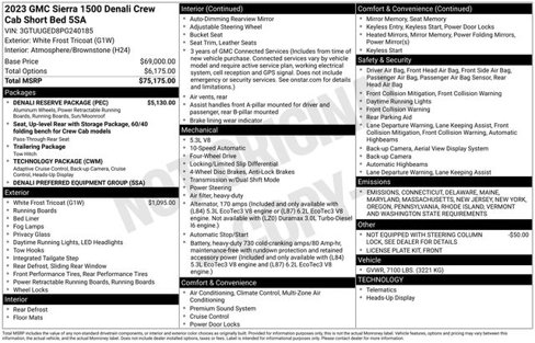Certified 2023 GMC Sierra 1500 Denali w/ Denali Reserve Package image 10