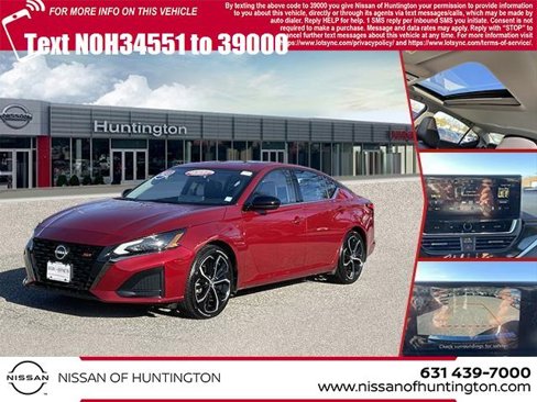 Certified 2023 Nissan Altima 2.5 SR w/ SR Premium Package image 1