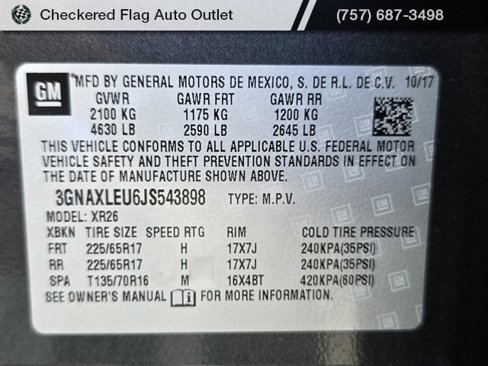 Used 2018 Chevrolet Equinox LT image 47