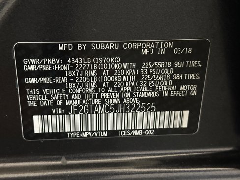 Used 2018 Subaru Crosstrek 2.0i Limited image 37