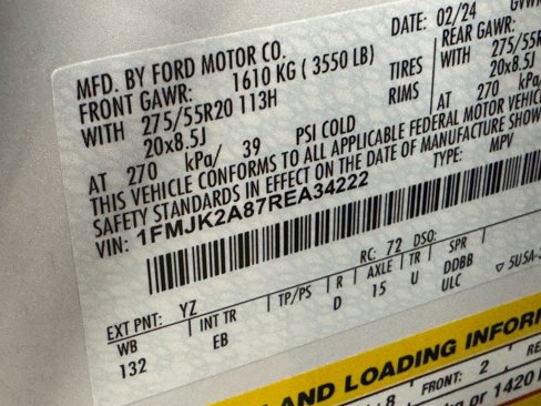 Used 2024 Ford Expedition Max Limited image 55