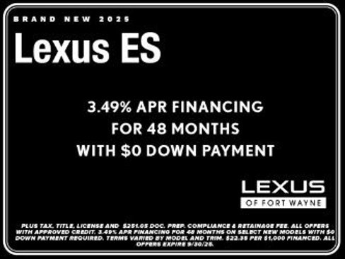 New 2025 Lexus ES 350 w/ Premium Package image 6