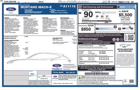 Used 2024 Ford Mustang Mach-E GT w/ Bronze Appearance Package image 16
