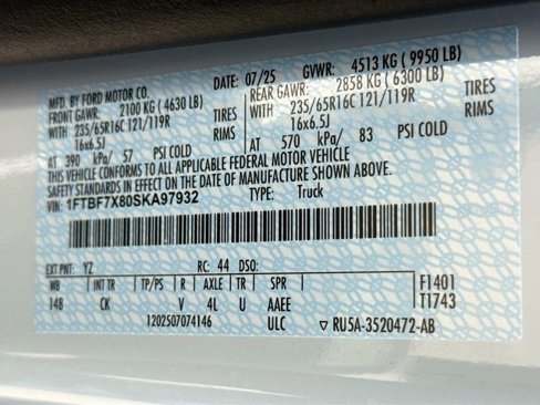 New 2025 Ford Transit 350 148 High Roof Extended w/ Interior Upgrade Package image 28