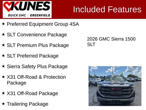 New 2026 GMC Sierra 1500 SLT w/ SLT Premium Plus Package image 3