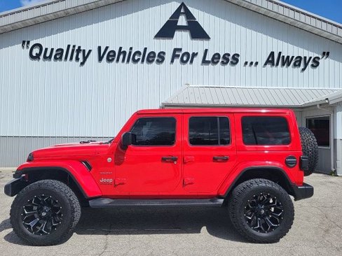Used 2021 Jeep Wrangler Unlimited Sahara w/ Uconnect 4C Nav & Sound Group image 21