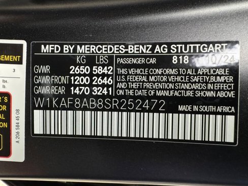 New 2025 Mercedes-Benz C 63 AMG S image 29