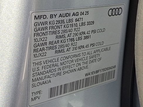 New 2025 Audi Q8 Premium Plus image 22