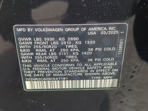 New 2025 Volkswagen Atlas SE image 19