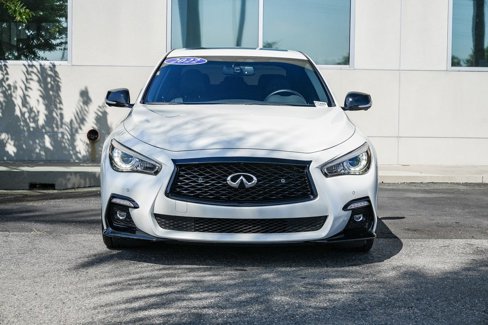 Certified 2022 INFINITI Q50 Red Sport 400 image 2