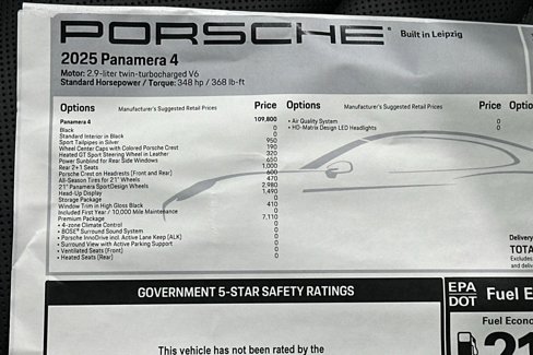 New 2025 Porsche Panamera 4 image 46