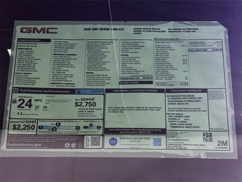 New 2026 GMC Sierra 1500 AT4 w/ AT4 Premium Package image 20
