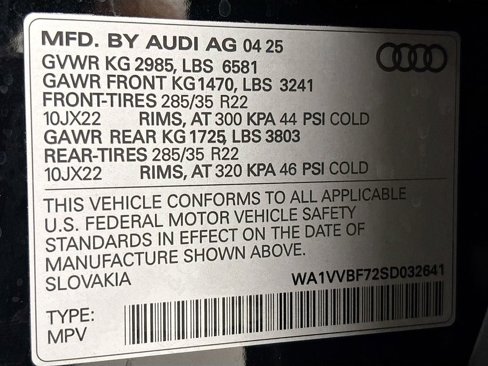 New 2025 Audi Q7 3.0T Prestige image 24