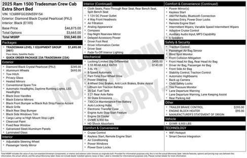 New 2025 RAM 1500 Tradesman image 22