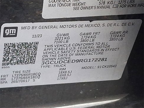 Used 2024 Chevrolet Silverado 1500 Custom Trail Boss image 29