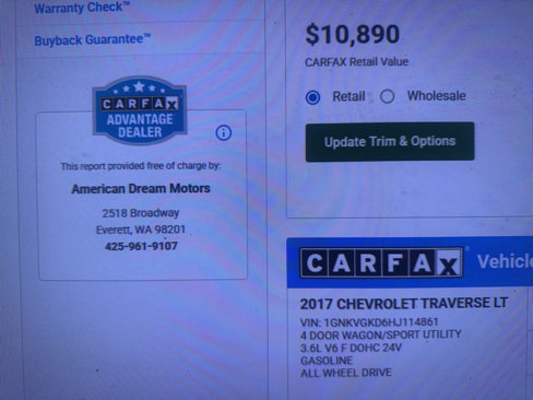 Used 2017 Chevrolet Traverse LT image 3