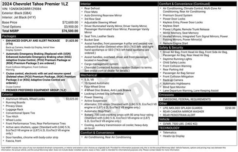 Certified 2024 Chevrolet Tahoe Premier image 41