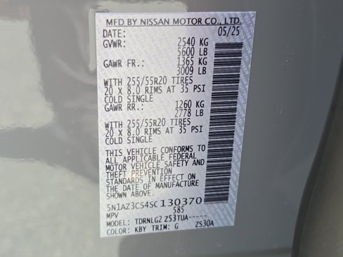 New 2025 Nissan Murano SL w/ Cargo Package image 37