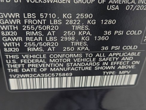 New 2025 Volkswagen Atlas SE image 21