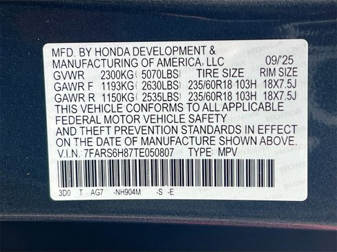 New 2026 Honda CR-V Sport-L image 33