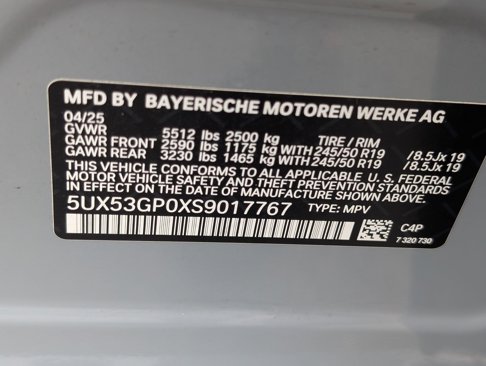 Certified 2025 BMW X3 xDrive30i image 21