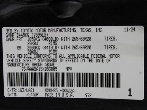 Used 2025 Toyota Sequoia Platinum image 74
