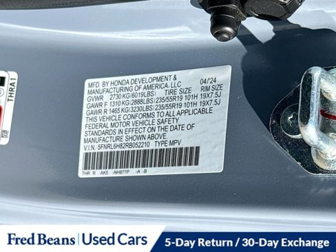 Certified 2024 Honda Odyssey Touring image 35