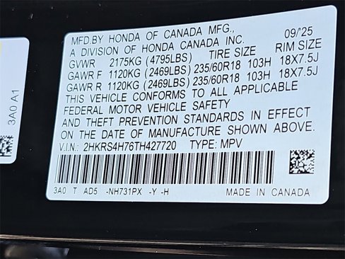 New 2026 Honda CR-V EX-L image 36